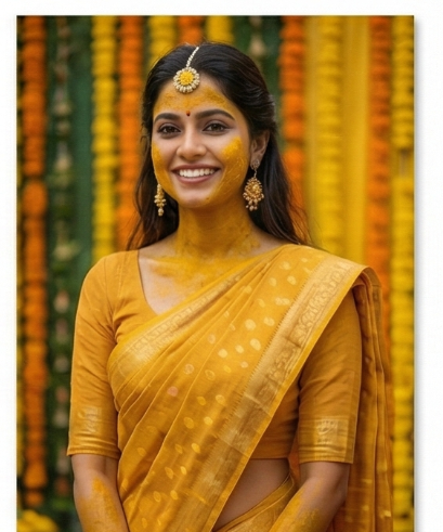 Sunshine Yellow Haldi Silk